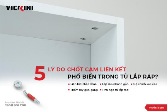 5 LÝ DO CHỐT CAM LIÊN KẾT PHỔ BIẾN TRONG TỦ LẮP RÁP?