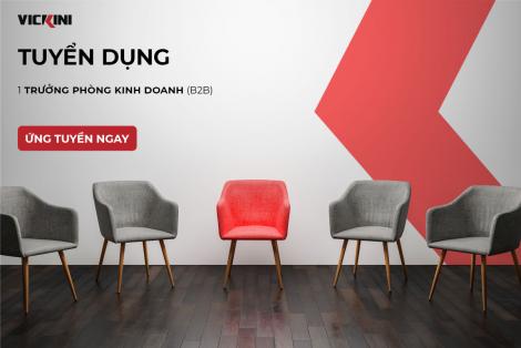 TUYỂN DỤNG TRƯỞNG PHÒNG KINH DOANH B2B