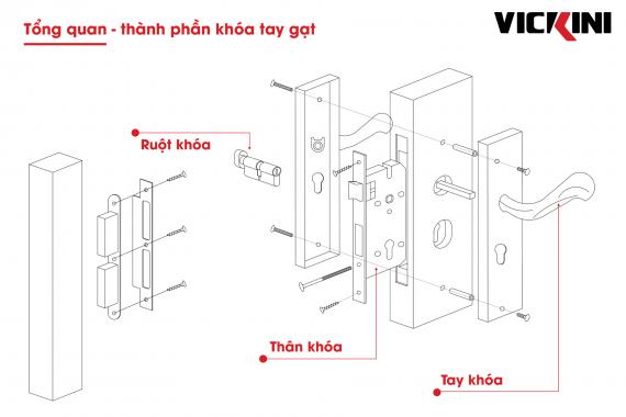 PARTS OF A MORTISE LOCK