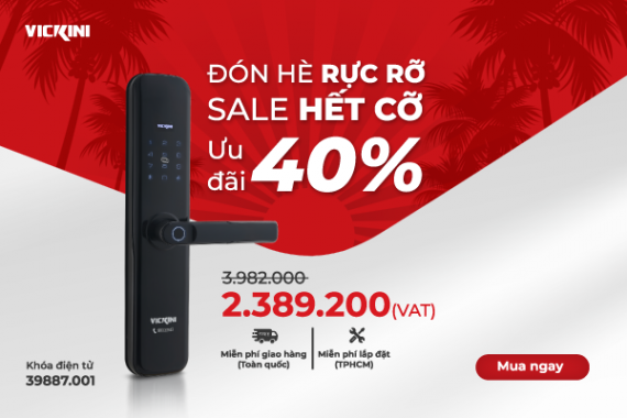 ĐÓN HÈ RỰC RỠ - SALE HẾT CỠ VỚI KHÓA ĐIỆN TỬ 39887.001