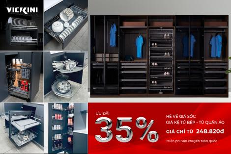 [Phụ kiện tủ bếp - Tủ quần áo] HÈ VỀ GIÁ SỐC