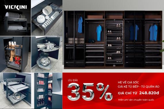 [Phụ kiện tủ bếp - Tủ quần áo] HÈ VỀ GIÁ SỐC