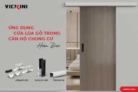 ỨNG DỤNG CỬA LÙA GỖ TRONG CĂN HỘ CHUNG CƯ HIỆN ĐẠI