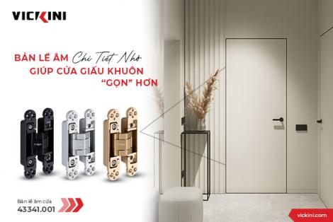 BẢN LỀ ÂM – CHI TIẾT NHỎ GIÚP CỬA GIẤU KHUÔN “GỌN” HƠN