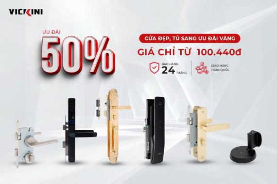 [Phụ kiện cửa] CỬA ĐẸP, TỦ SANG - ƯU ĐÃI VÀNG