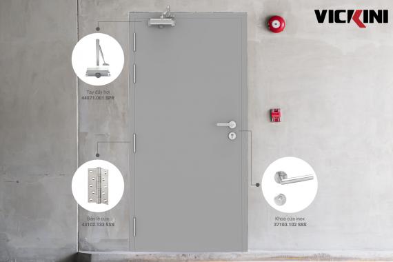 ACCESSORIES SOLUTION FOR FIRE-RESISTANT DOOR