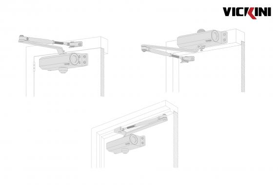 DOOR CLOSER MOUNTING OPTIONS