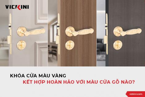 KHÓA CỬA MÀU VÀNG - KẾT HỢP HOÀN HẢO VỚI MÀU CỬA GỖ NÀO?