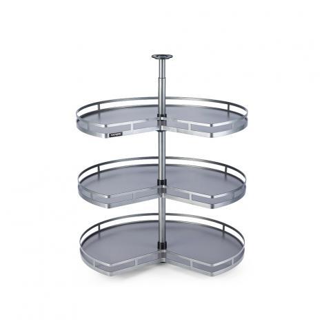 VICKINI 3 layer rotating rack