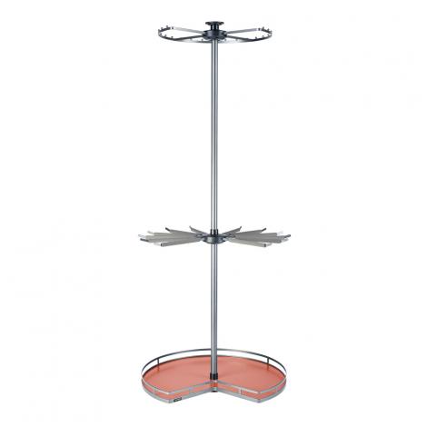 Giá kệ góc treo đồ 3 tầng xoay 360 độ VICKINI