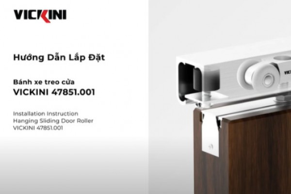 Installation Instruction Sliding Door Rollers VICKINI 47581.001