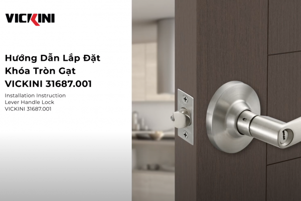 Installation Instruction Lever Handle Door Lock VICKINI 31687.001