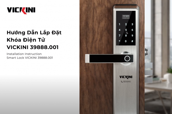 Installation Instruction Smart Lock VICKINI 39888.001