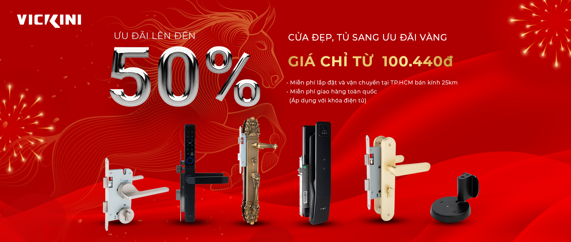 [Phụ kiện cửa] CỬA ĐẸP, TỦ SANG - ƯU ĐÃI VÀNG